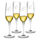 Monogrammed Champagne Flute Glass Set of 4 Image 6 of 6
